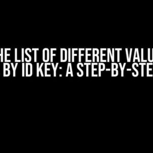 Find the List of Different Values in 2 Tables by ID Key: A Step-by-Step Guide